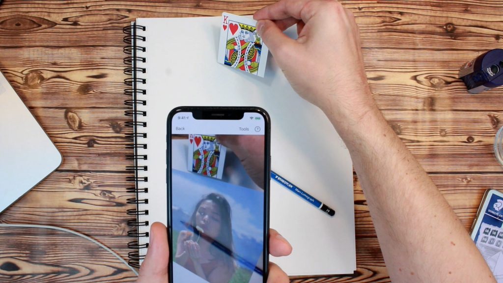 Augmented Reality Anchor For iOS Drawing App