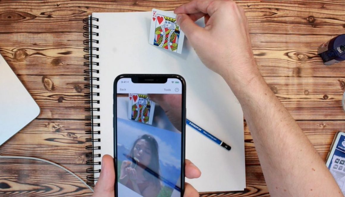 Augmented Reality Image Transfer App