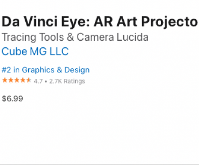The Da Vinci Eye app costs $6.99