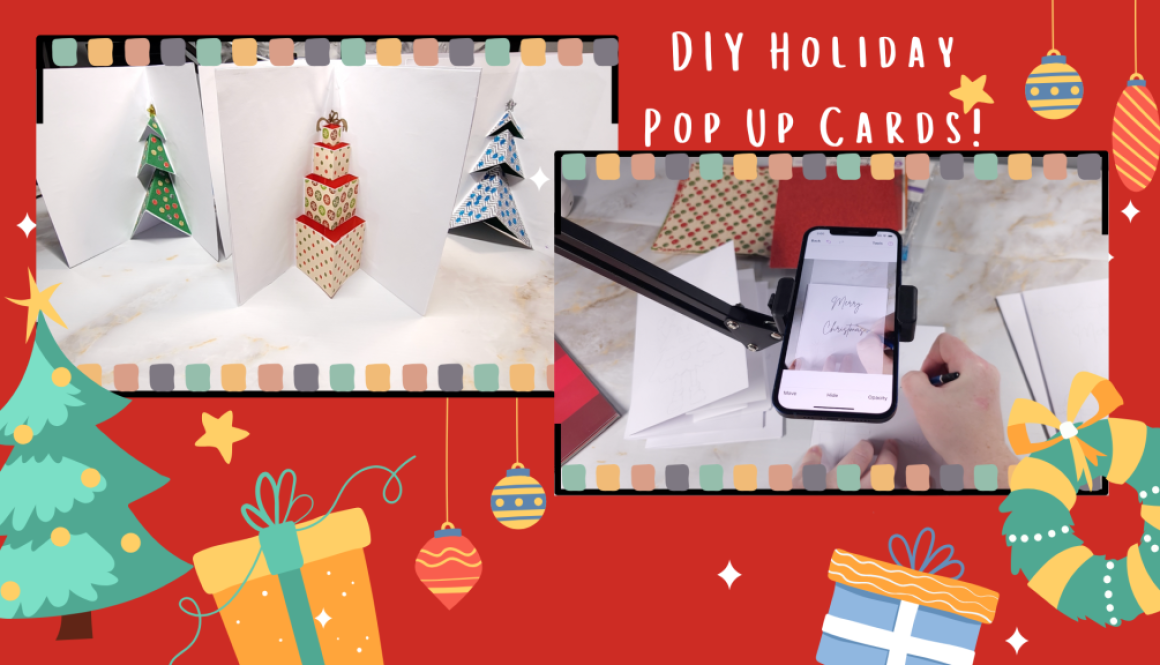 DIY Holiday Pop Up Cards with Da Vinci Eye App